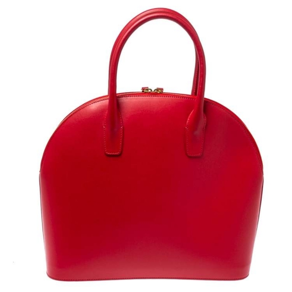 NWT Mansur Gavriel large flamma calf leather dome bag - Picture 2 of 8
